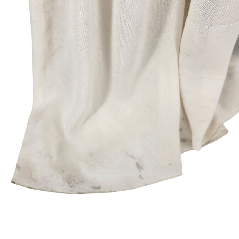 RAGA Off the Shoulder Ruffle Embroidered Maxi Dress Ivory Medium - Picture 9 of 11